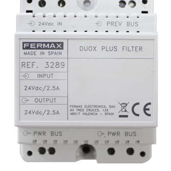 FILTRO DUOX PLUS 24VDC