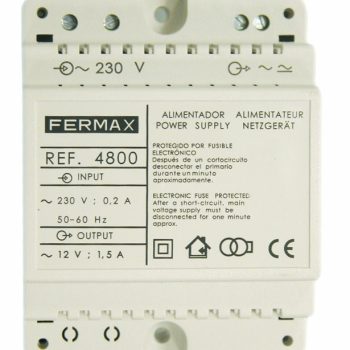 ALIMENTADOR DIN4 230VAC/12VAC-1,5A