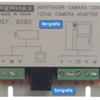 ADAPTADOR CAMARA 18Vdc/12Vdc