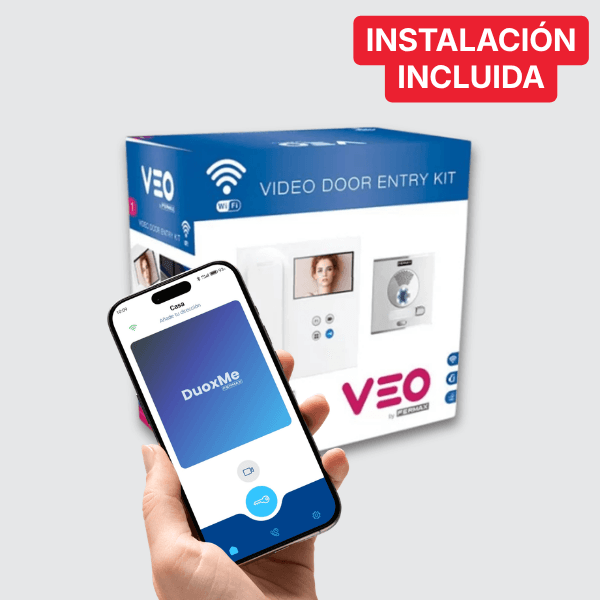 Instalación Kit de videoportero VEO WiFi ref. 94411 en Valencia