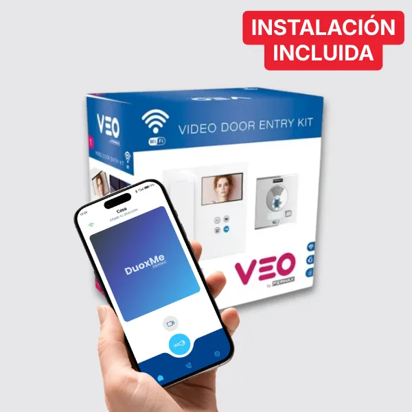 Instalación Kit de videoportero VEO WiFi ref. 94411 en Valencia